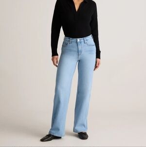 Quince Bella Stretch Relaxed Straight Jeans